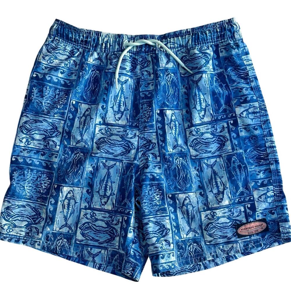 VINEYARD VINES Boys Swim Trunks Large
